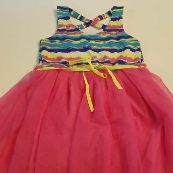 LILT Tank Sundress with Pink Tulle Skirt 6X VGUC - Picture 5 of 9